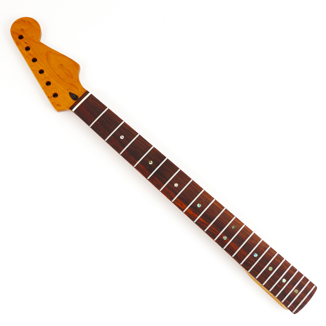 Afanti 22 Frets Roasted Birdseye Maple ST Electric Guitar Neck