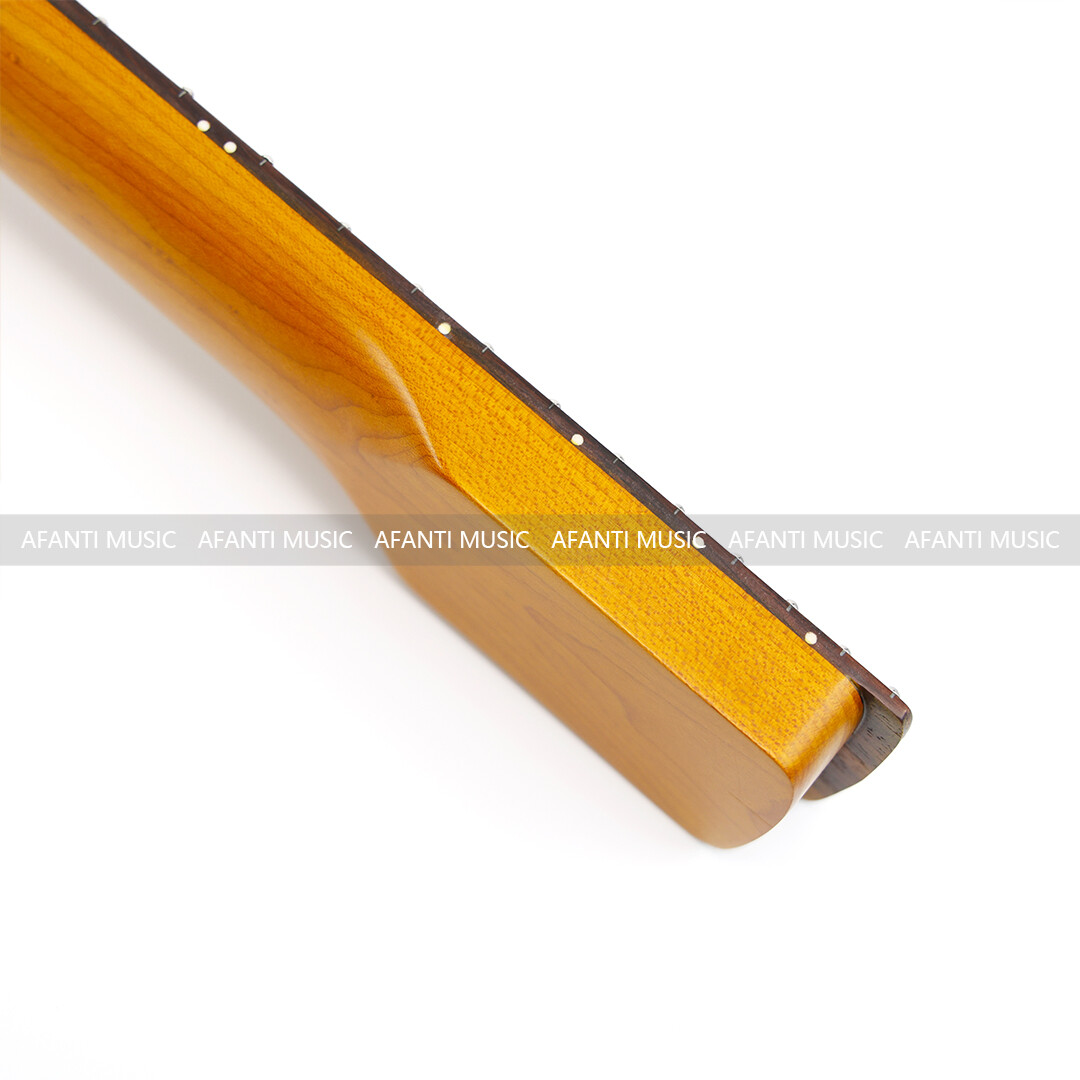 Afanti 22 Frets Top Roasted Birdseye Maple  ST Style Electric Guitar Neck