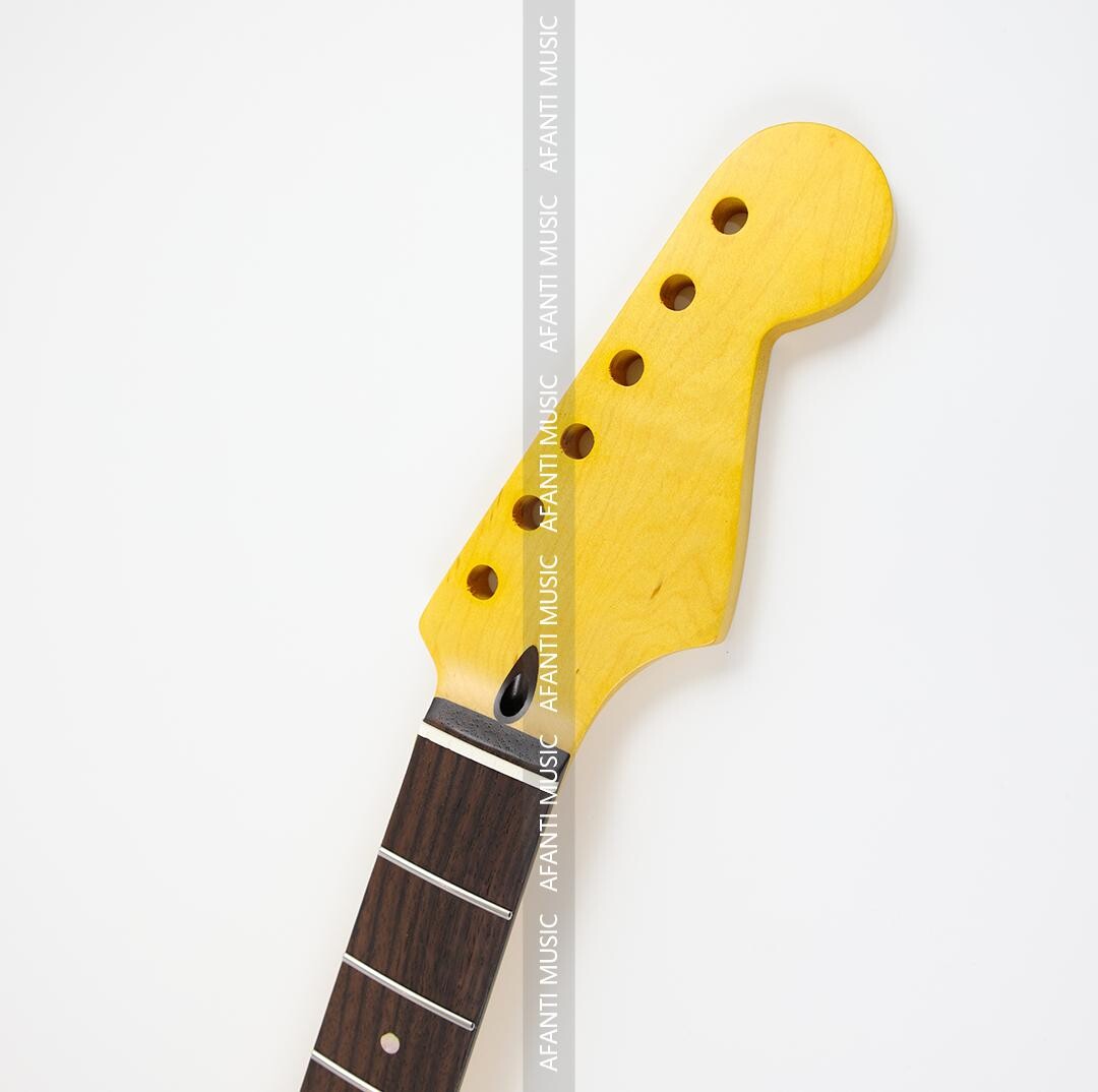 Afanti 22 Frets Flamed Maple ST Electric Guitar Neck