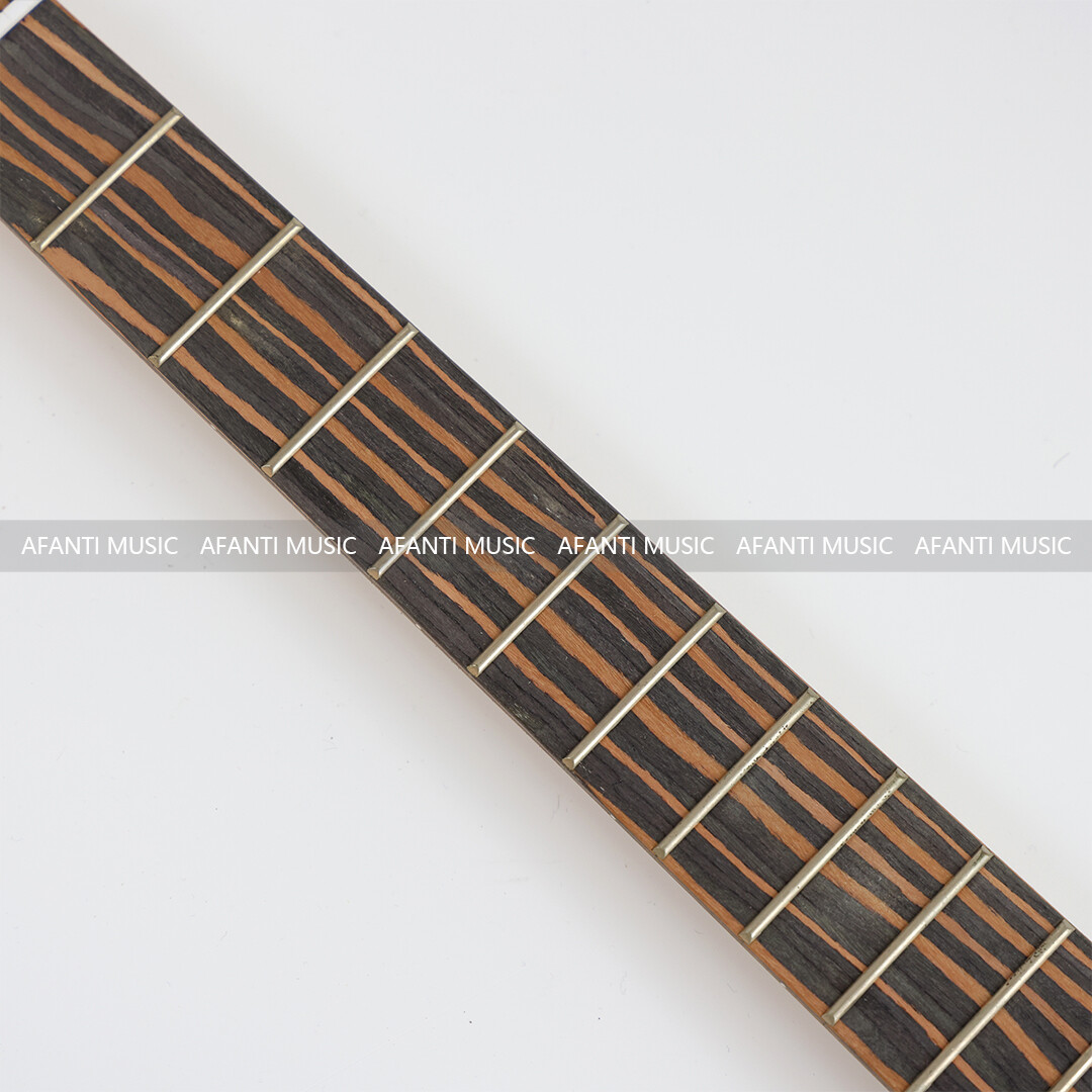 Afanti 22 Frets Zebrawood Fingerboard ST Electric Guitar Neck
