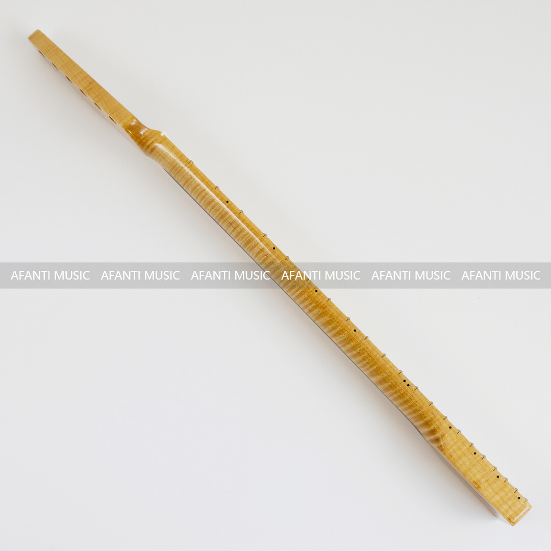 Afanti 21 Frets Flamed Maple TL Electric Guitar Neck