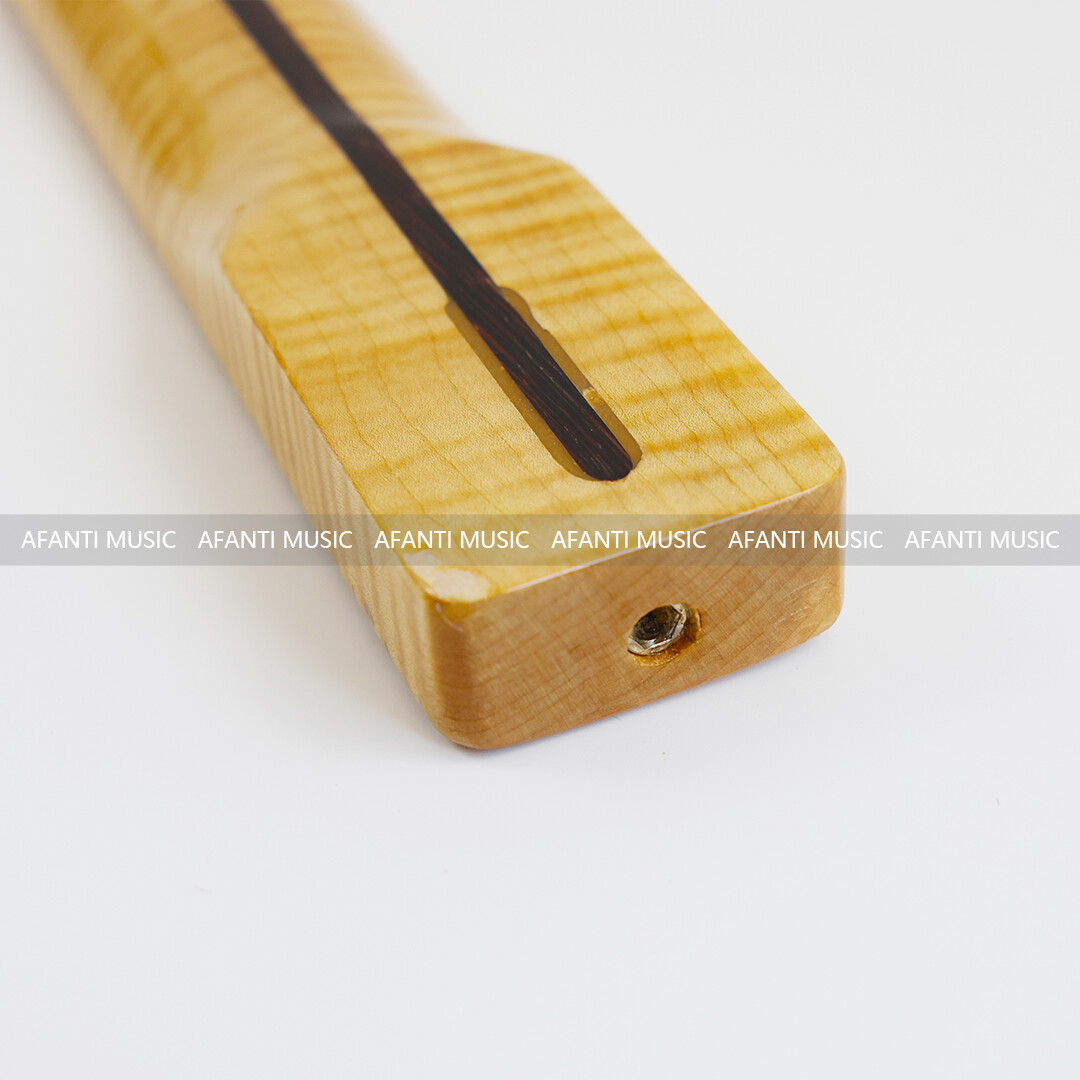 Afanti 21 Frets Flamed Maple TL Electric Guitar Neck