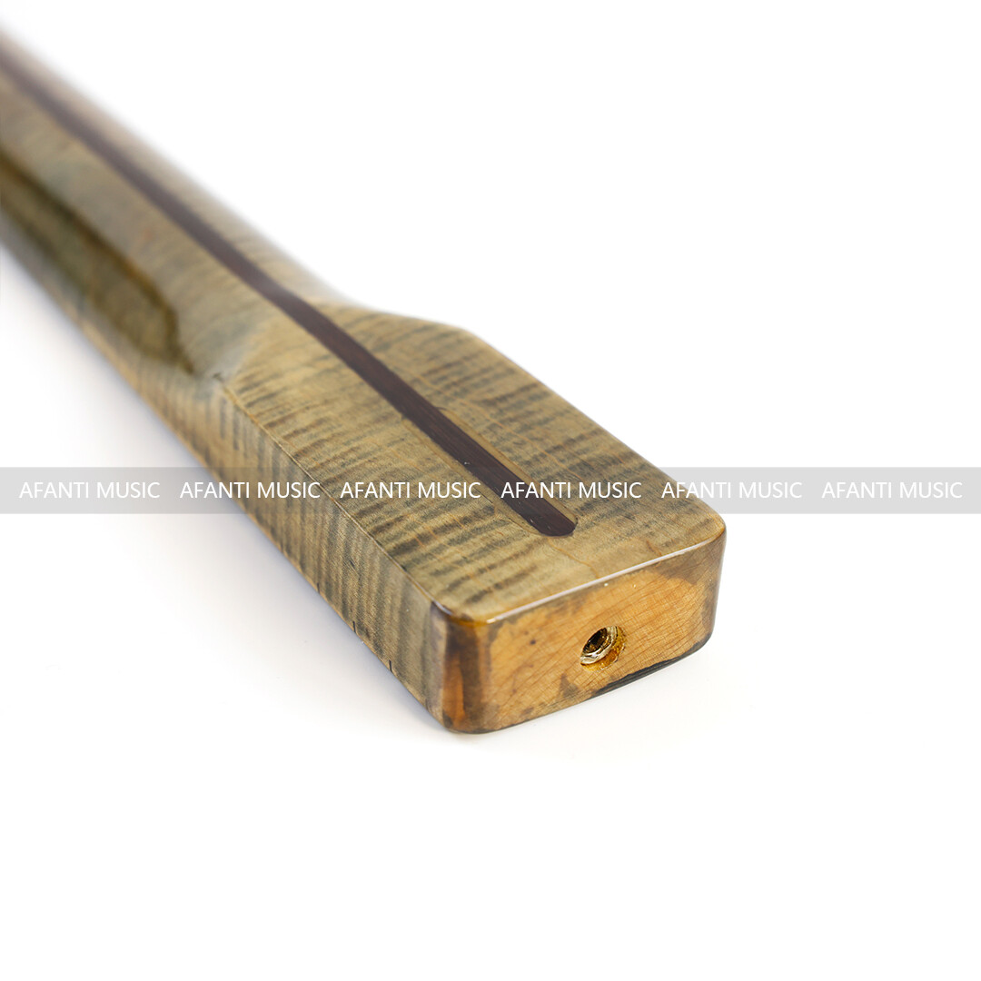 Afanti 21 Frets Glossy Flamed Maple TL Electric Guitar Neck