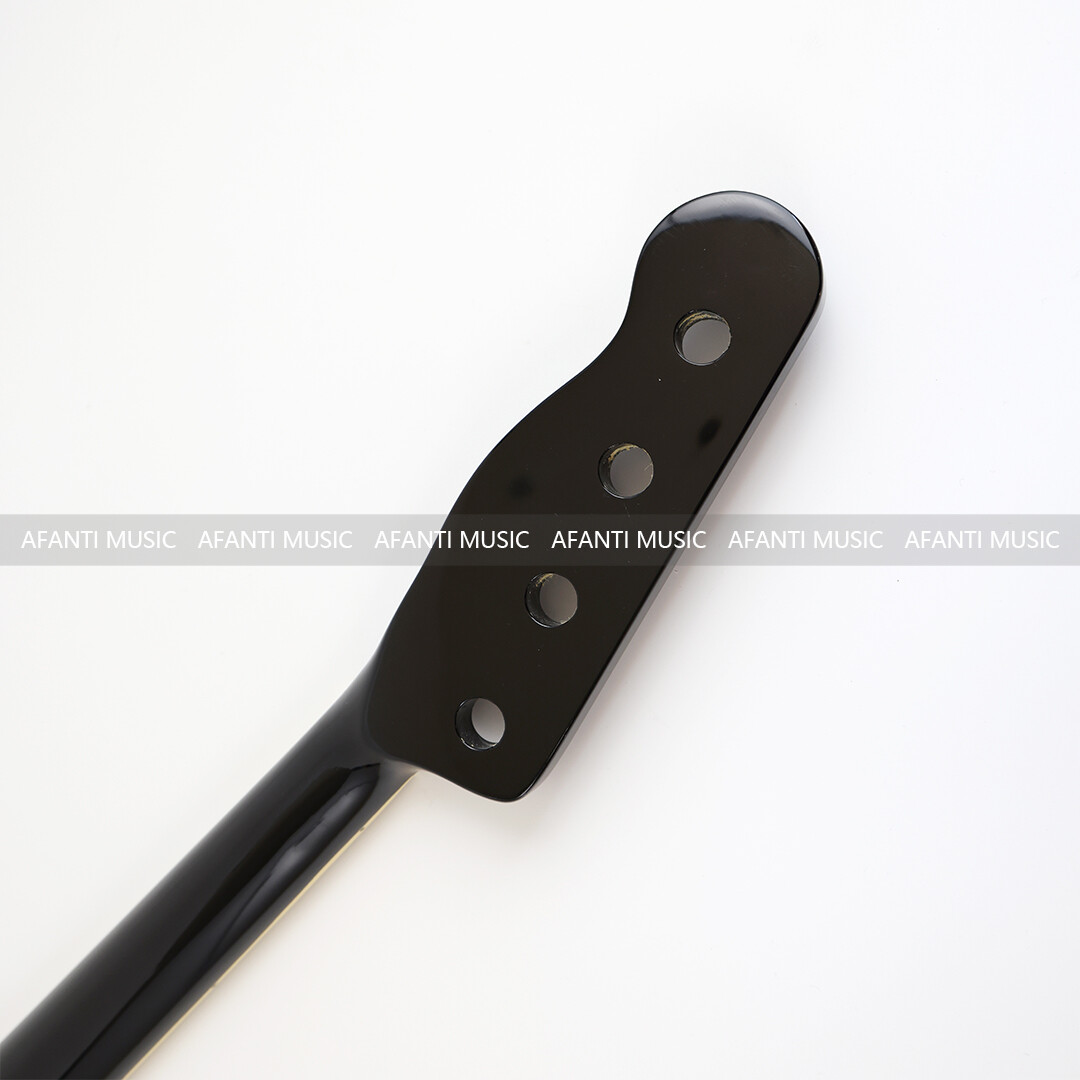 Afanti 4 Strings Maple Bass Guitar Neck with Rosewood Fingerboard