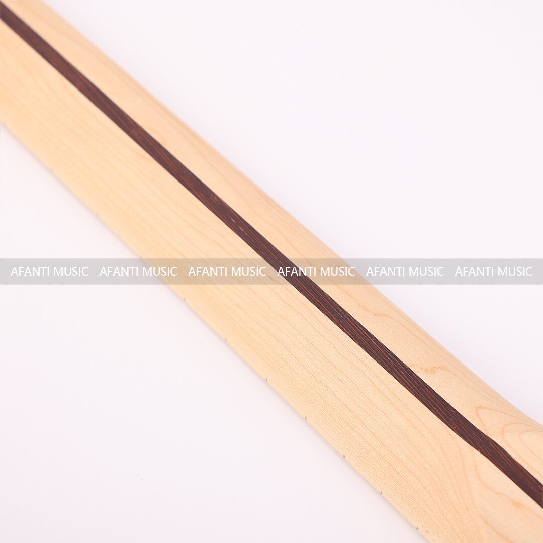 Afanti Banana Shape Headstock 24 Frets Maple Electric Guitar Neck 