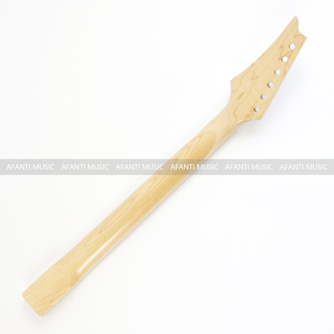 Afanti 24 Frets Maple Electric Guitar Neck with Maple Fingerboard