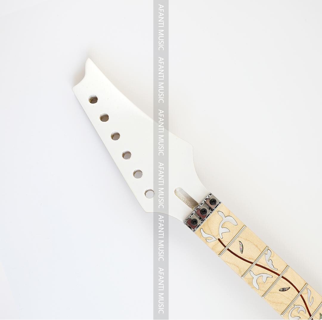 Afanti 24 Frets Maple Electric Guitar Neck with Maple Fingerboard
