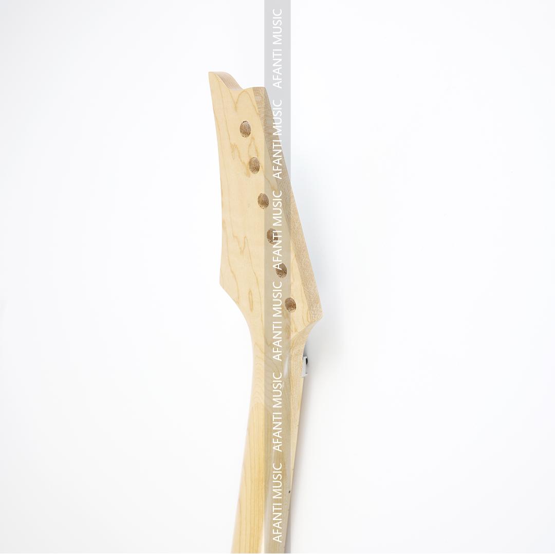 Afanti 24 Frets Maple Electric Guitar Neck with Maple Fingerboard