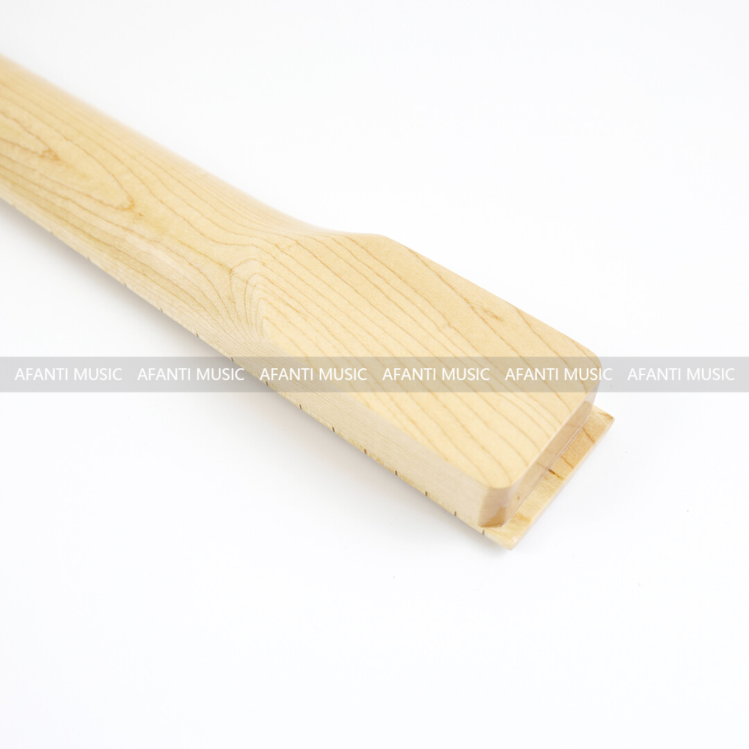 Afanti 24 Frets Maple Electric Guitar Neck with Maple Fingerboard