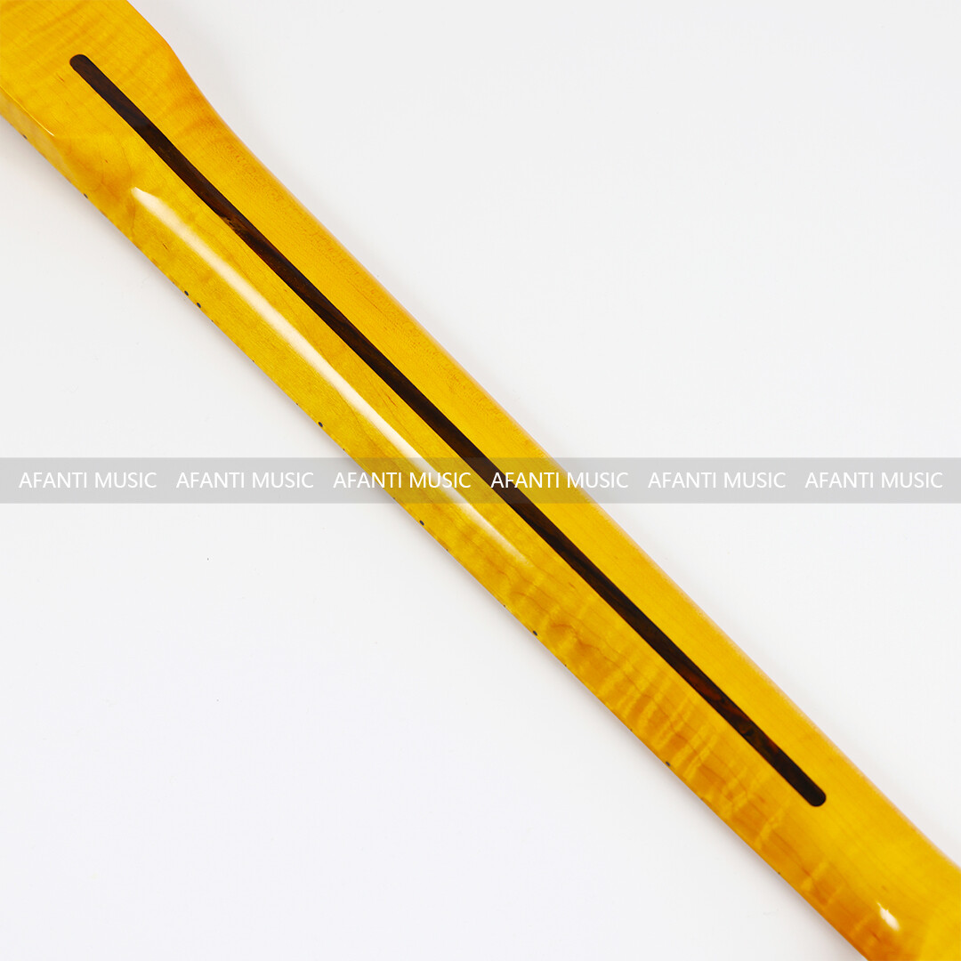 Afanti 21 Frets Flamed Maple ST Guitar Neck