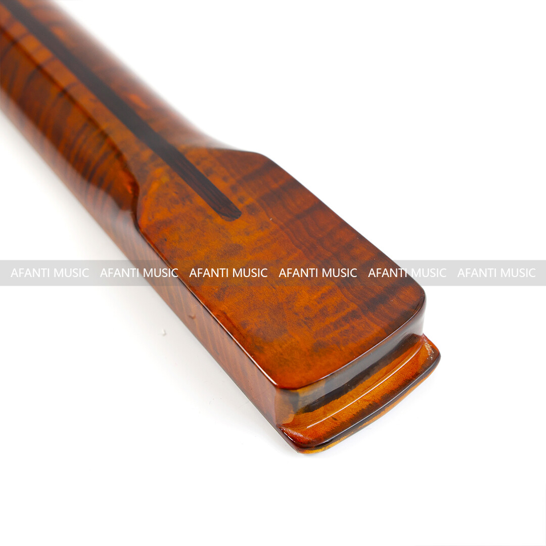 Afanti 22 Frets Flamed Maple ST Electric Guitar Neck