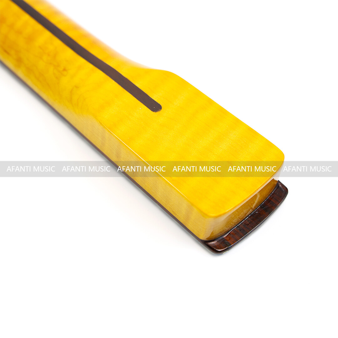 Afanti 22 Frets Top Flamed Maple ST Guitar Neck