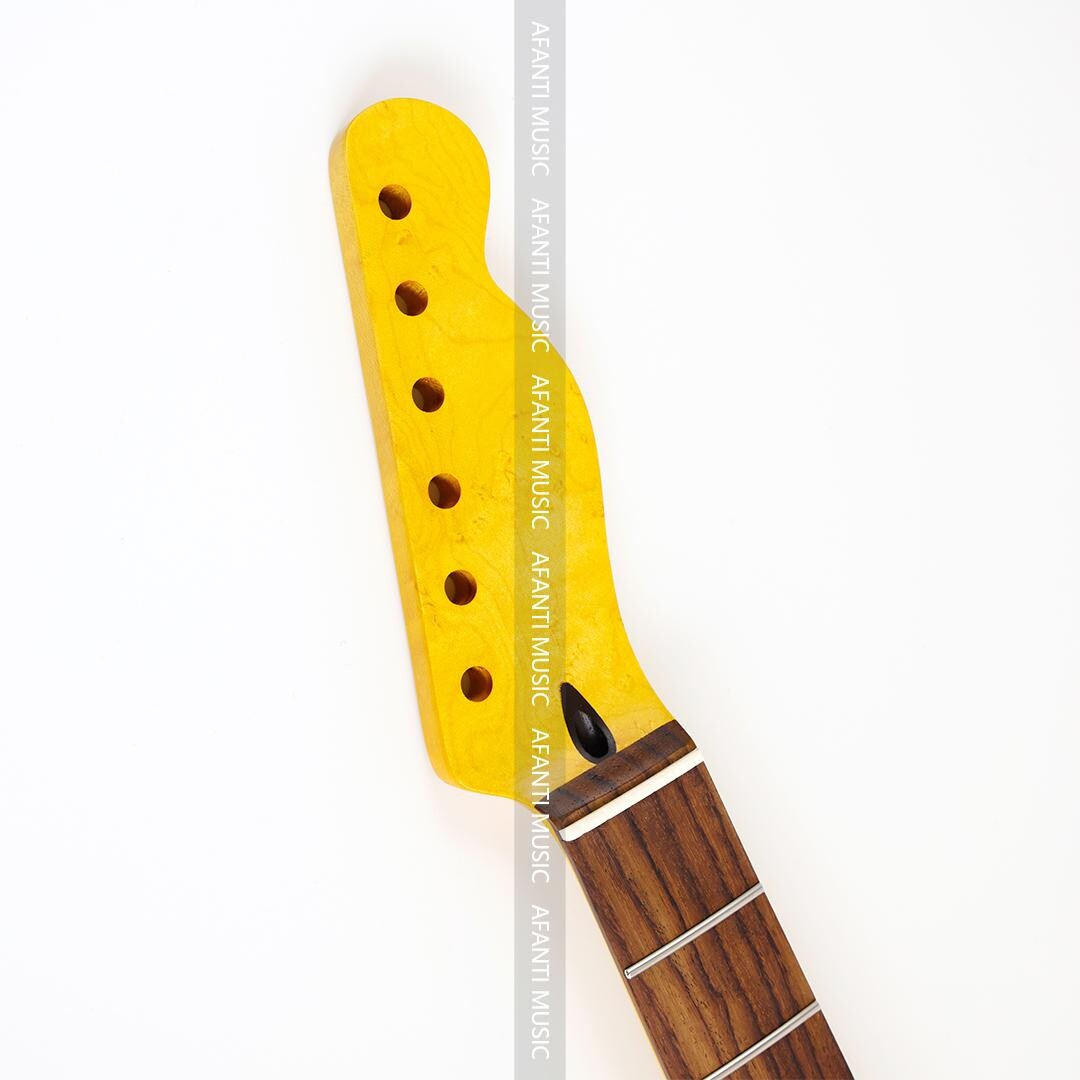 Afanti 22 Frets Birdseye Maple TL Style Electric Guitar Neck