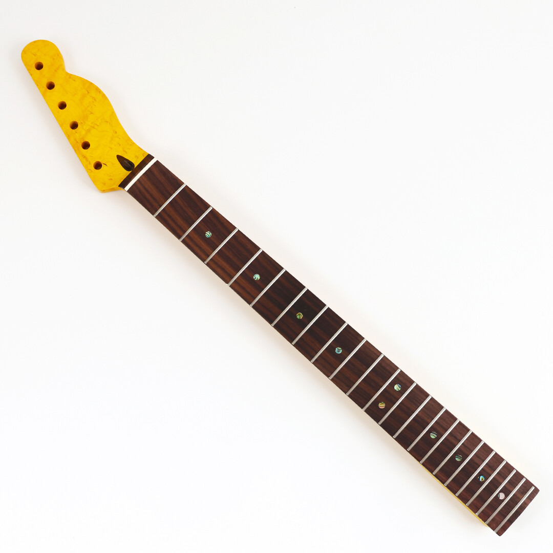 Afanti 22 Frets Birdseye Maple and Flamed Maple TL Guitar Neck