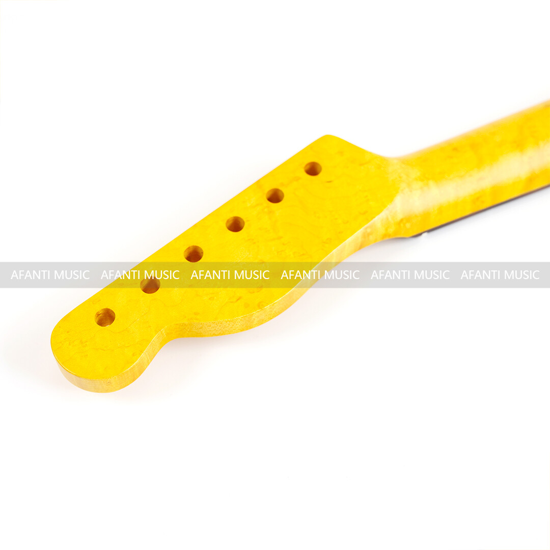 Afanti 22 Frets Birdseye Maple and Flamed Maple TL Guitar Neck