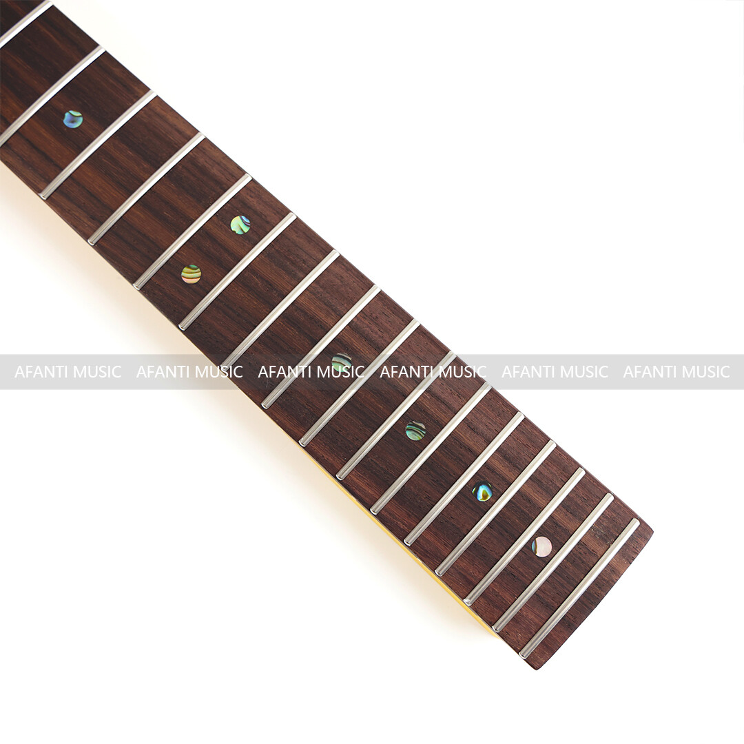 Afanti 22 Frets Birdseye Maple and Flamed Maple TL Guitar Neck