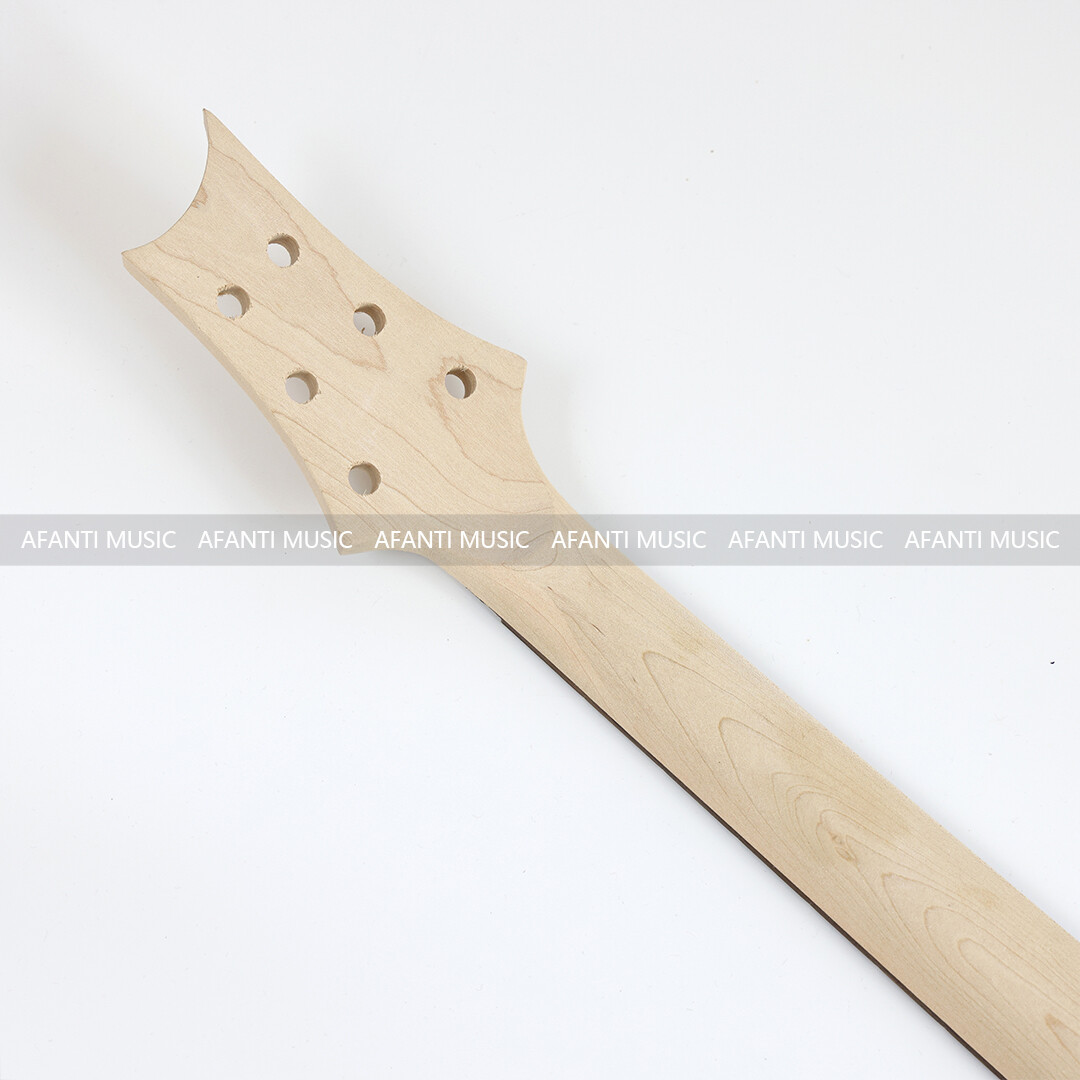 Afanti 24 Frets Maple Electric Guitar Neck with Rosewood Fingerboard