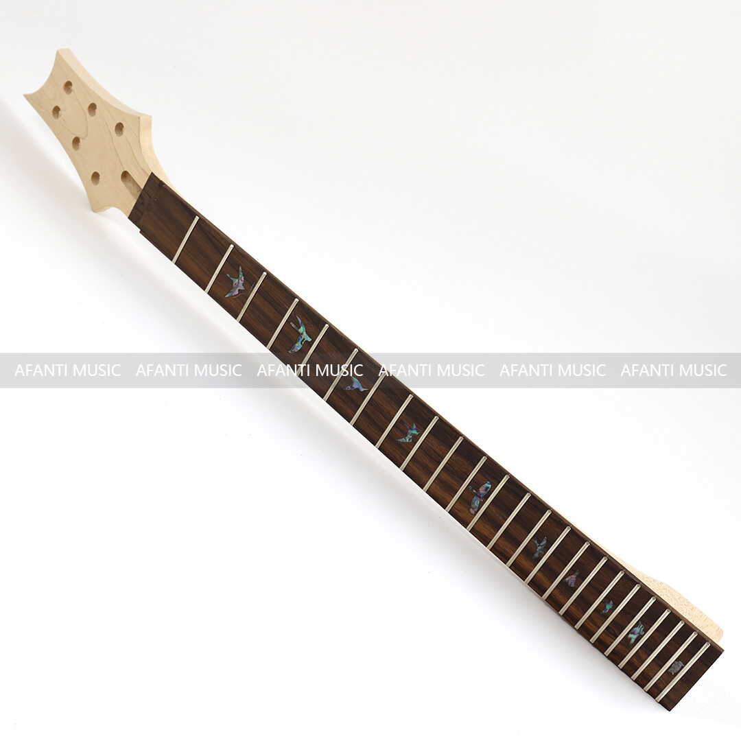 Afanti 24 Frets Maple Electric Guitar Neck with Rosewood Fingerboard