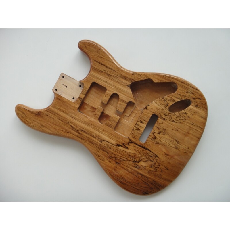 Afanti HSH Alder St Electric Guitar Body with Spalted Maple Veneer  