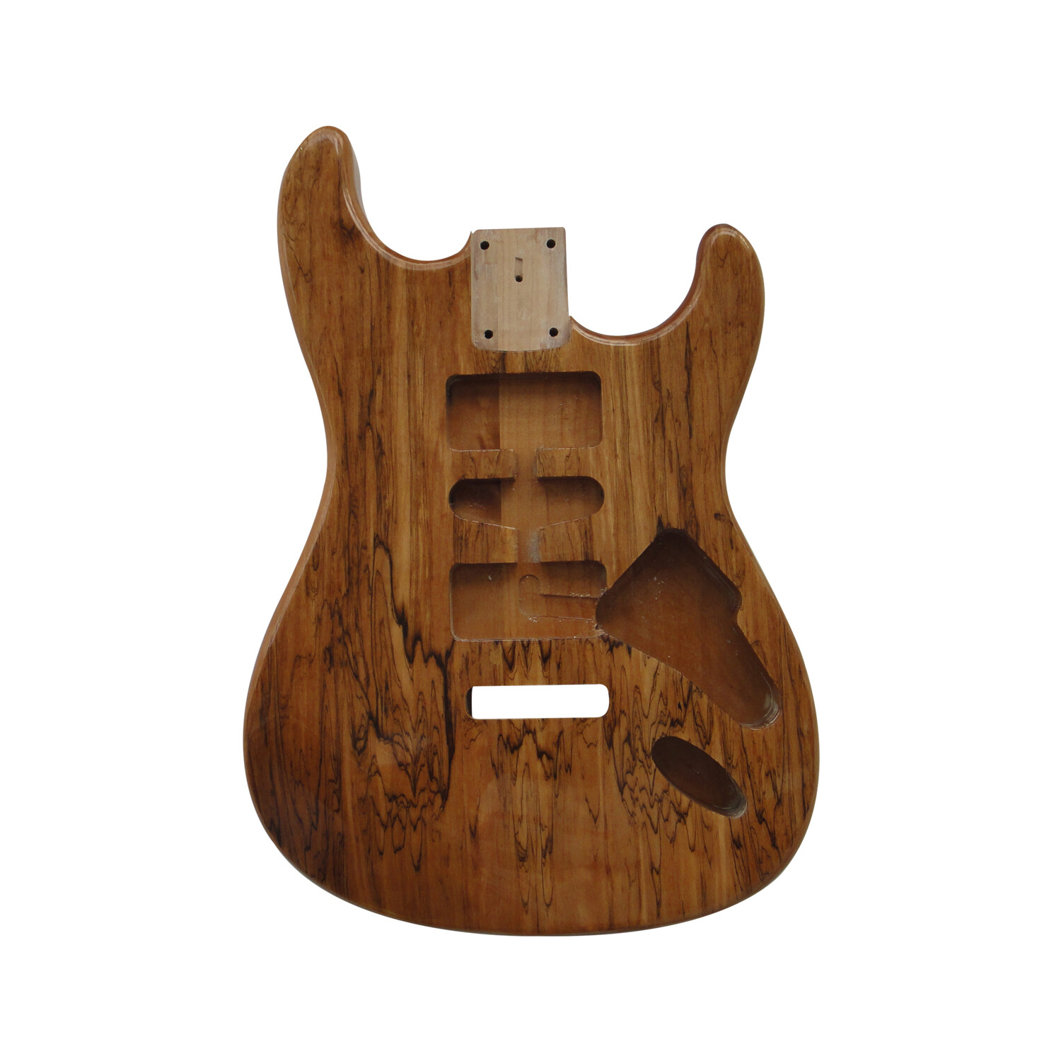 Afanti HSH Alder St Electric Guitar Body with Spalted Maple Veneer Afanti HSH Alder St Electric Guitar Body with Spalted Maple Veneer