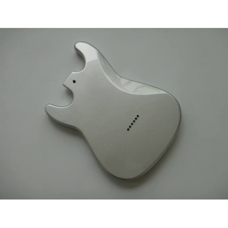 Afanti  Alder Silver Metalic Painting Gloss Finished SSS ST Guitar Body
