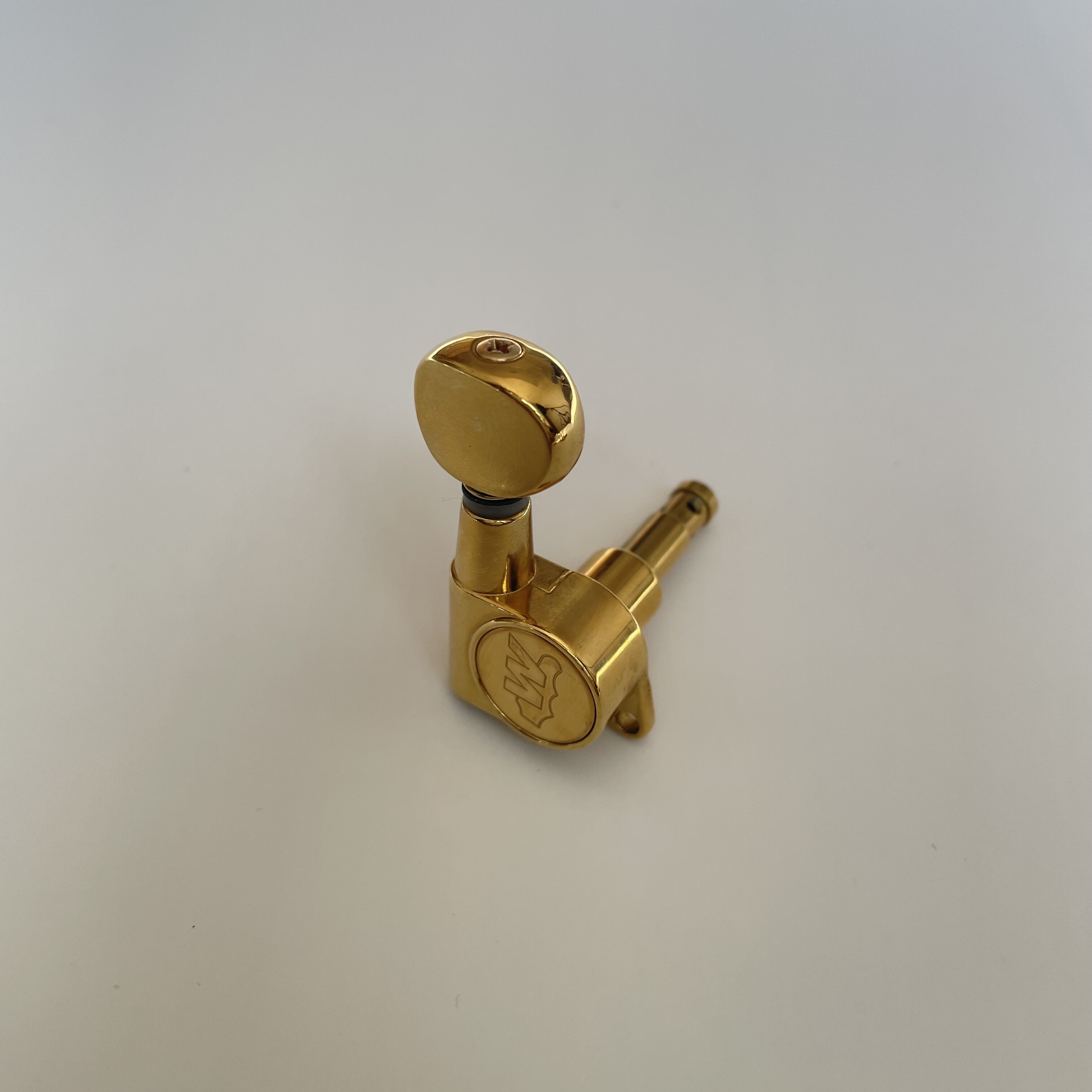 Afanti 6R Inline Gold Guitar Tuner for 10mm Machine Head Holes Electric Guitars