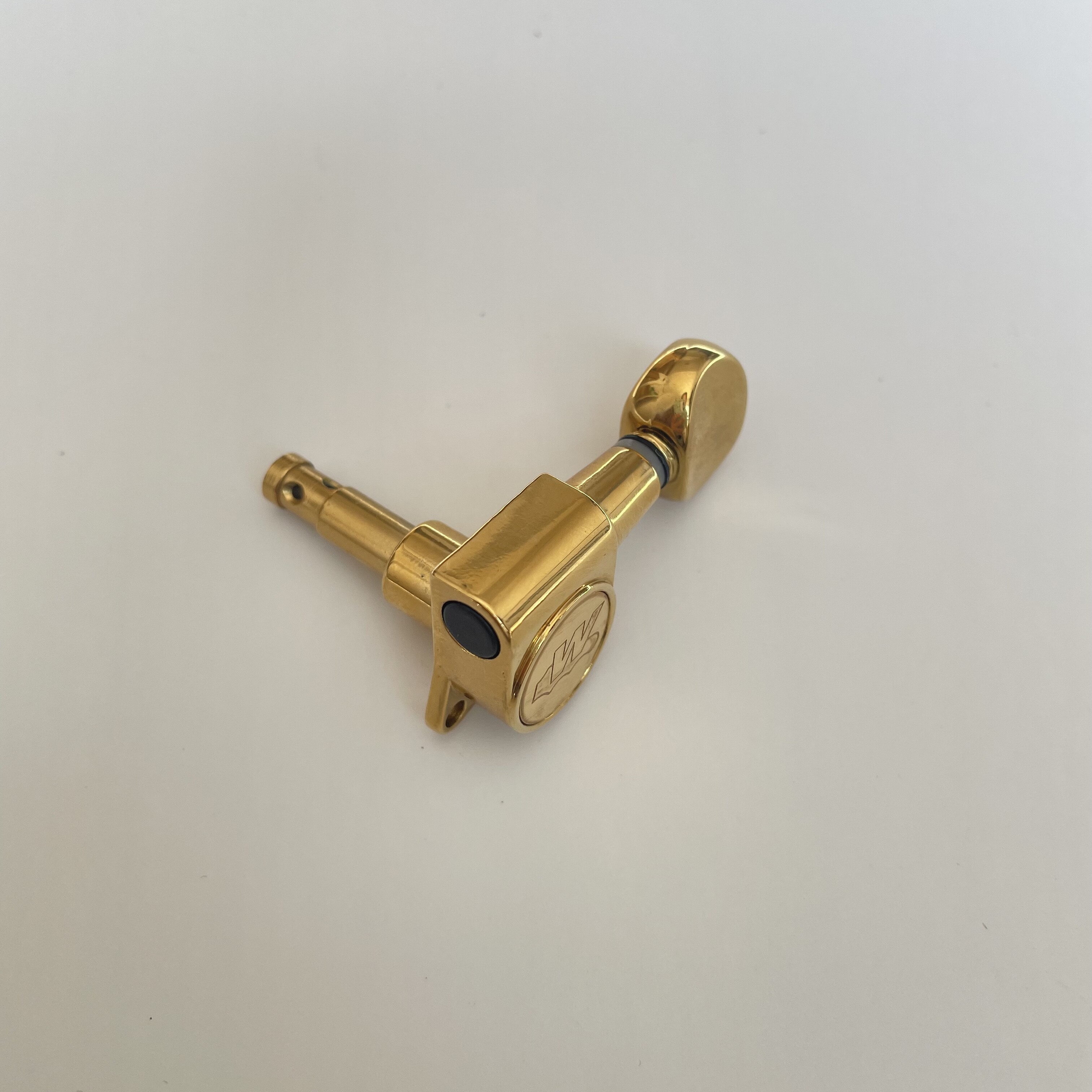 Afanti 6R Inline Gold Guitar Tuner for 10mm Machine Head Holes Electric Guitars