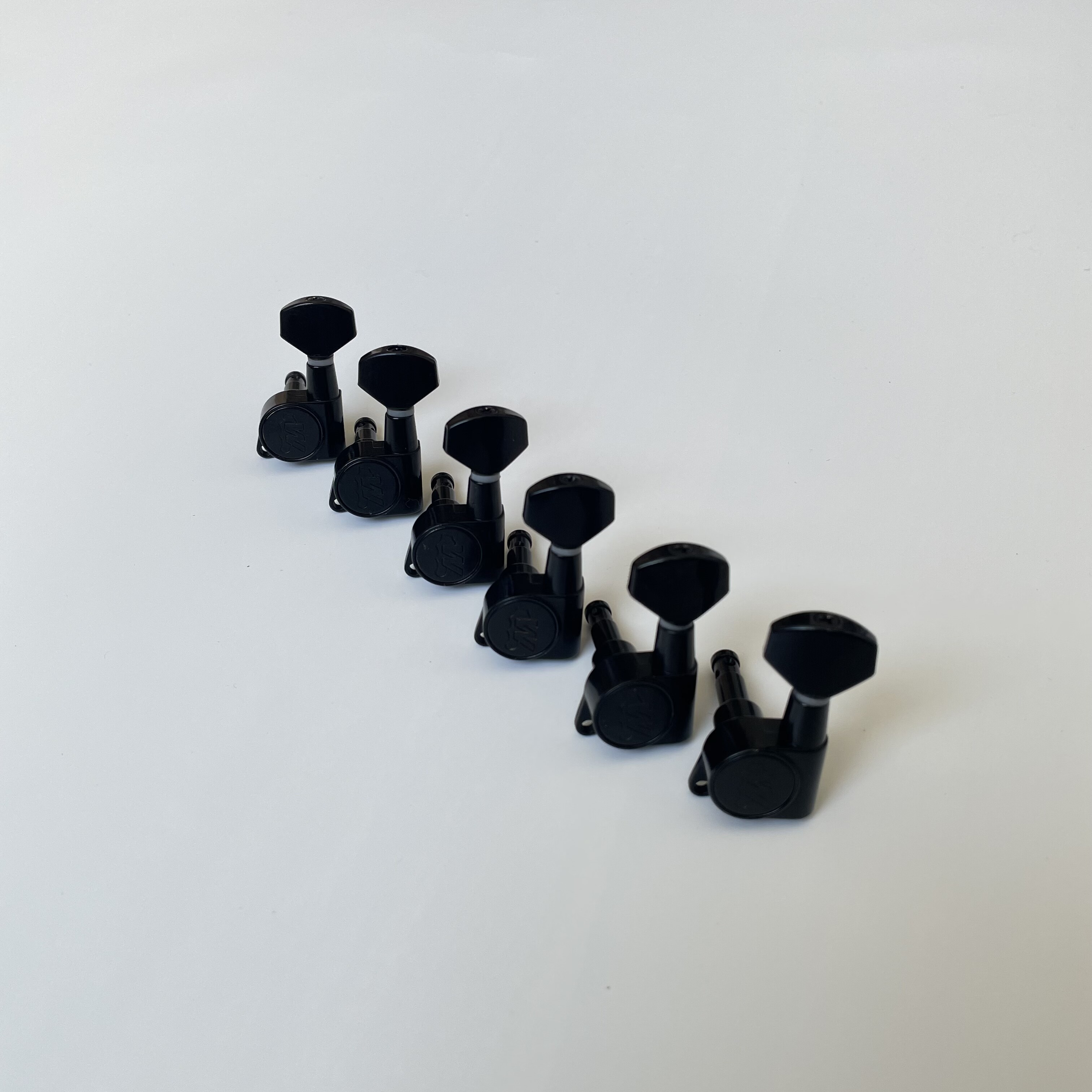 Afanti Black 6 Inline Right Handed  Guitar Tuning Machine Head 