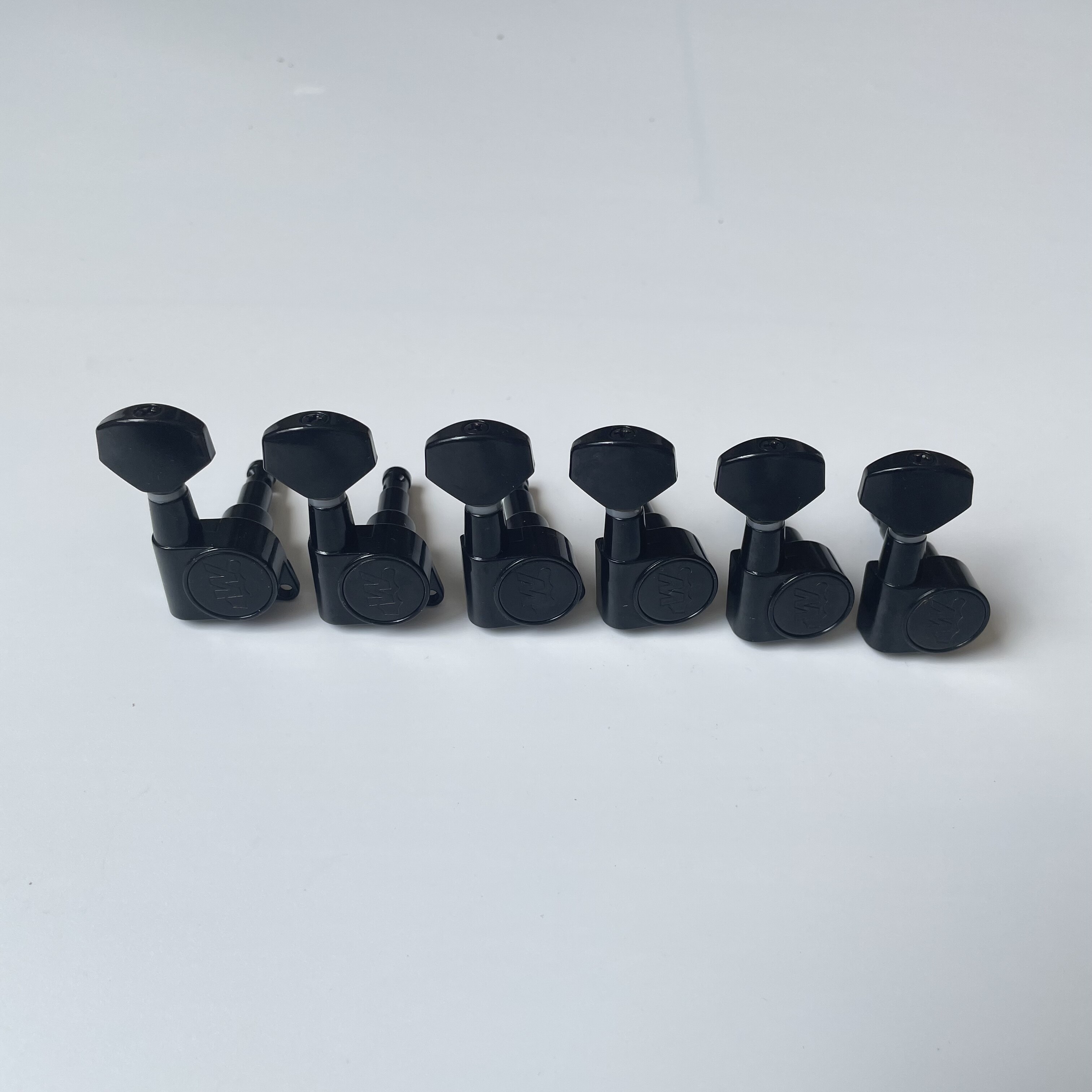 Afanti Black 6 Inline Right Handed Guitar Tuning Machine Head