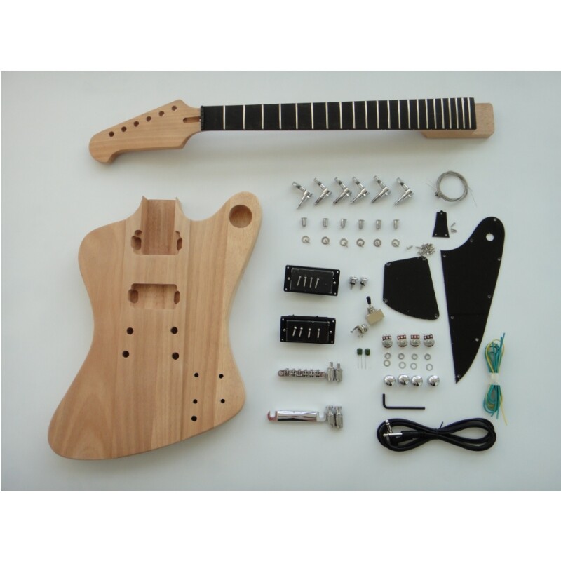 Afanti 6 String Set In Mahogany Body Ebony Fingerboard DIY Guitar Kit Afanti 6 String Set In Mahogany Body Ebony Fingerboard DIY Guitar Kit