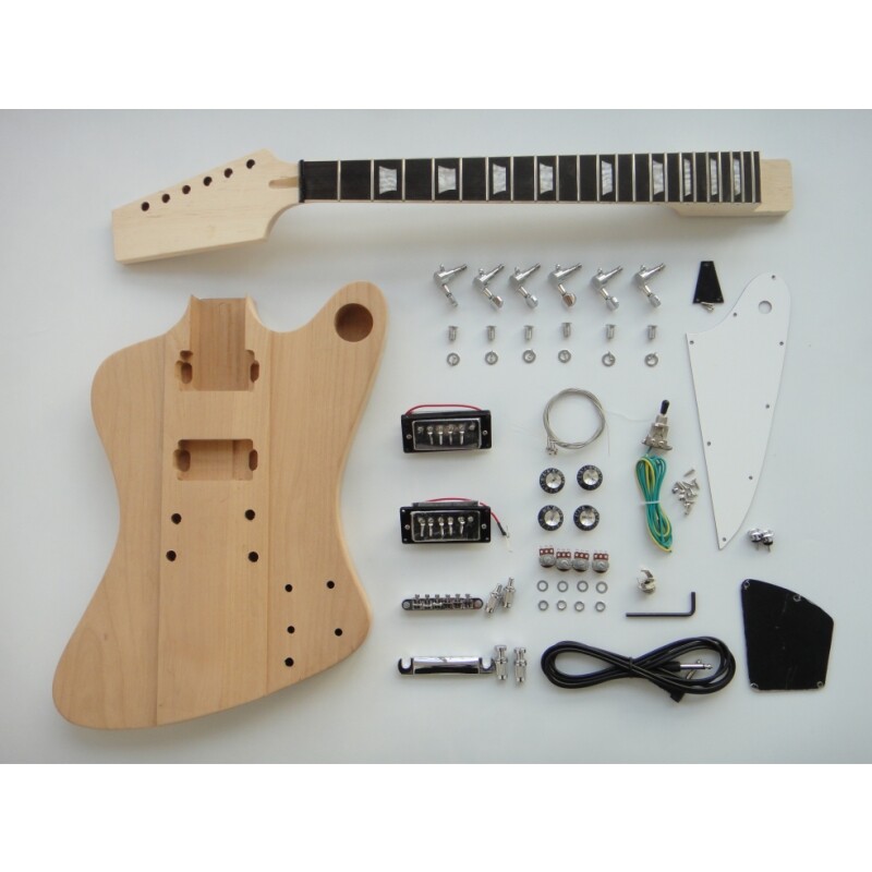 Afanti Blank Headstock Alder Body Ebony Fingerboard DIY Guitar Kit Afanti Blank Headstock Alder Body Ebony Fingerboard DIY Guitar Kit