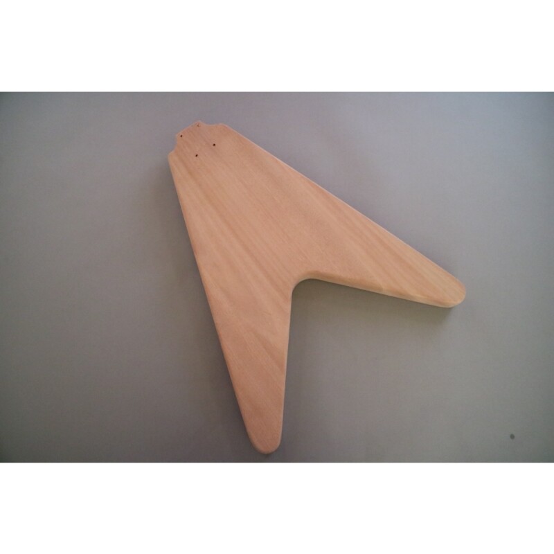 Afanti Unfinished Solid Mahogany Body Rosewood Fingerboard DIY Guitar Kit