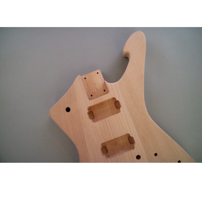 Afanti Customized Mahogany HH Pickup Build Your Own DIY Ice Guitar Kit