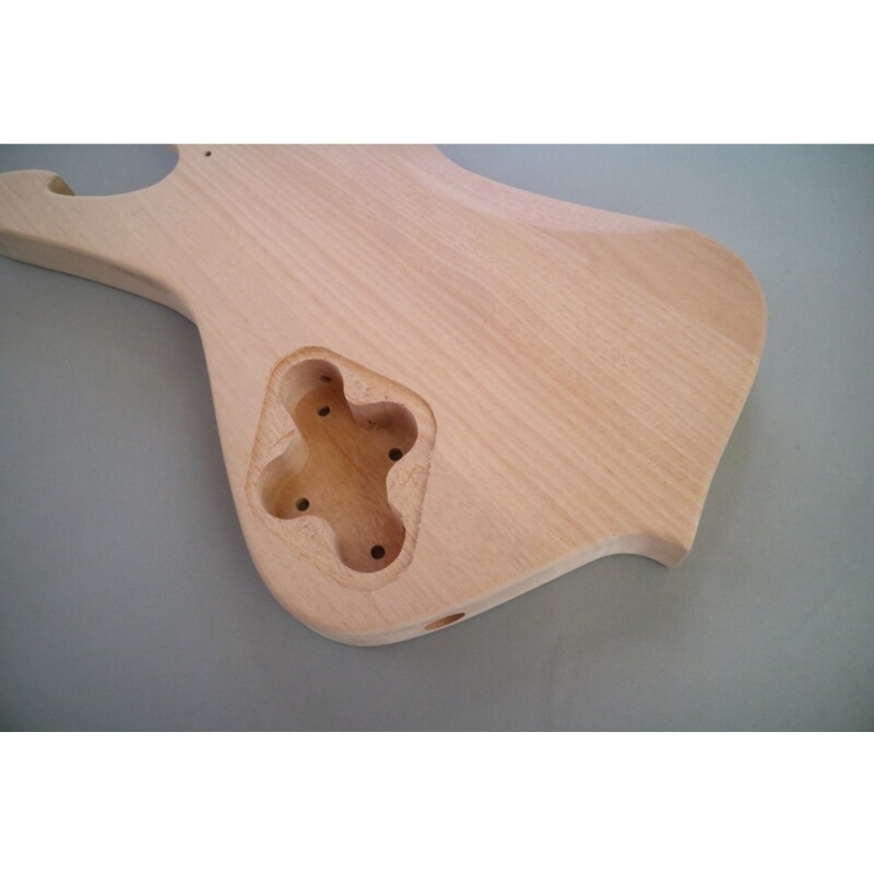 Afanti Customized Mahogany HH Pickup Build Your Own DIY Ice Guitar Kit