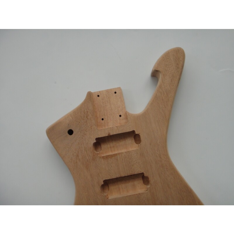 Afanti Unfinished 7 String Mahogany Body Maple Fingerboard DIY Ice Guitar Kit