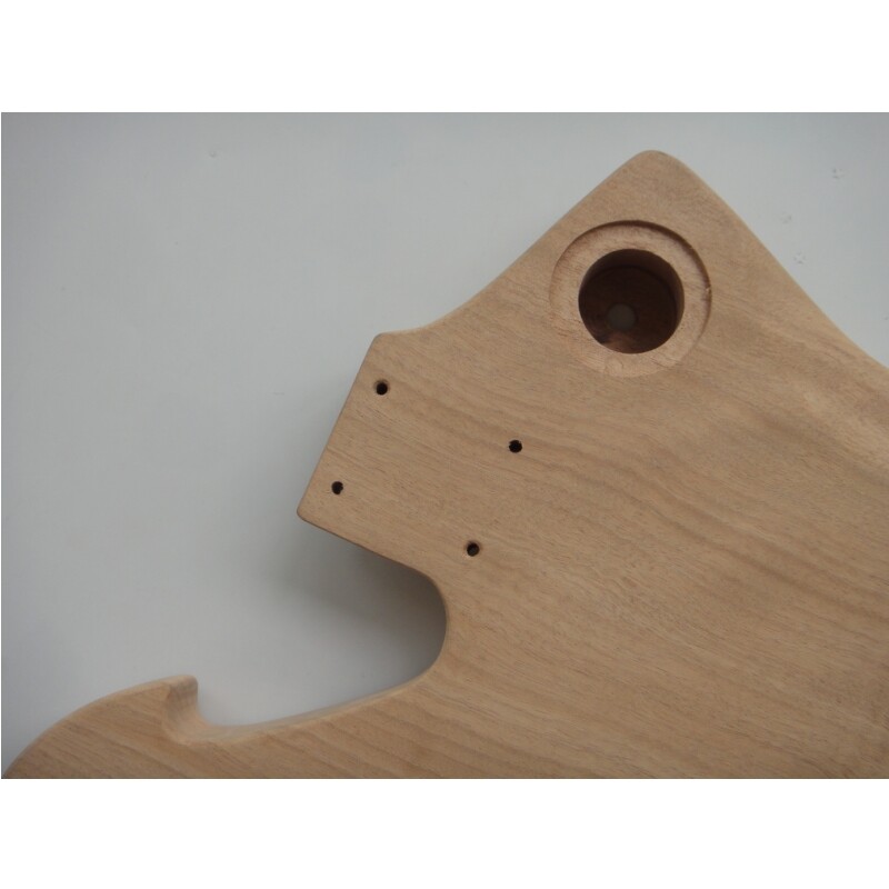 Afanti Unfinished 7 String Mahogany Body Maple Fingerboard DIY Ice Guitar Kit