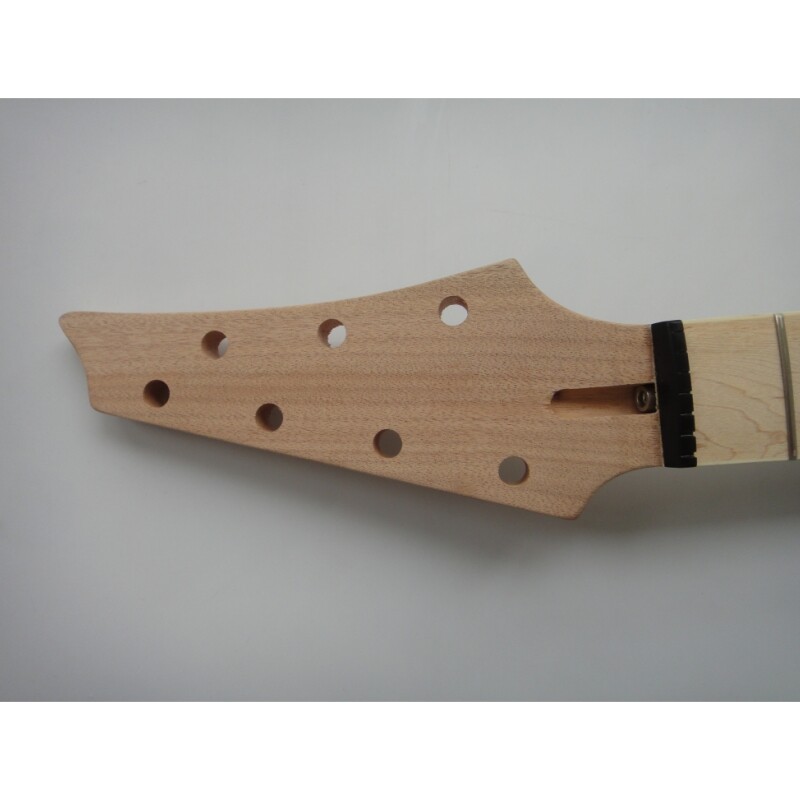 Afanti Unfinished 7 String Mahogany Body Maple Fingerboard DIY Ice Guitar Kit