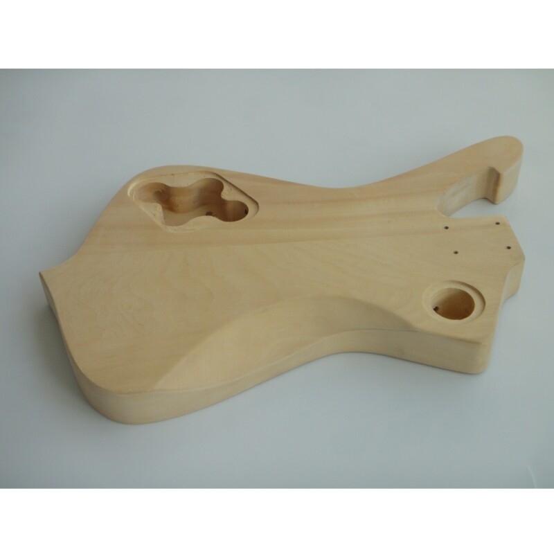 Afanti Unfinished Basswood Body Maple Neck 7 String Ice Guitar Kit