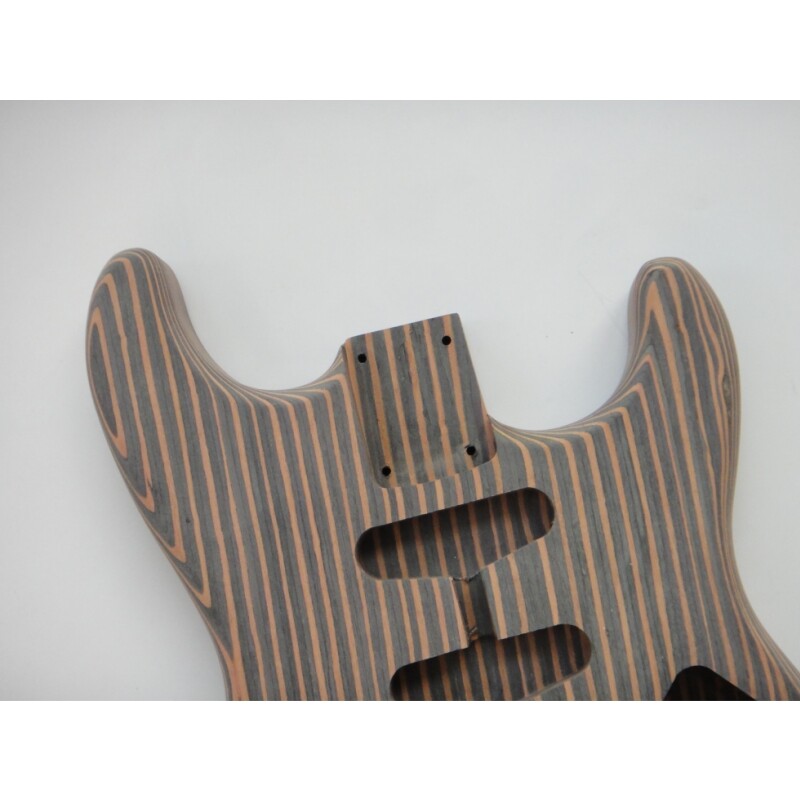Afanti Customized Zebrwood DIY St Electric Guitar Kit