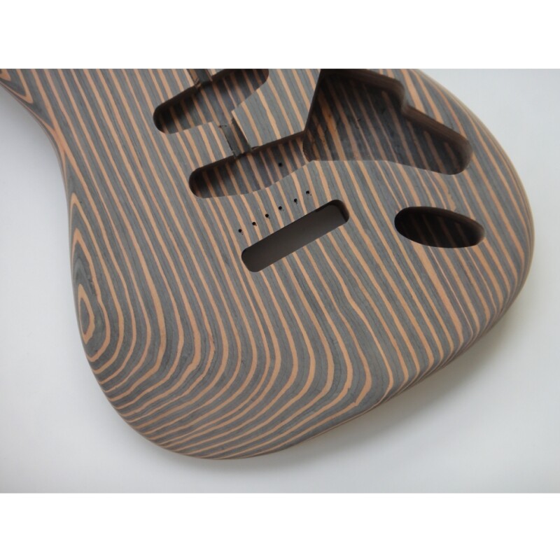 Afanti Customized Zebrwood DIY St Electric Guitar Kit