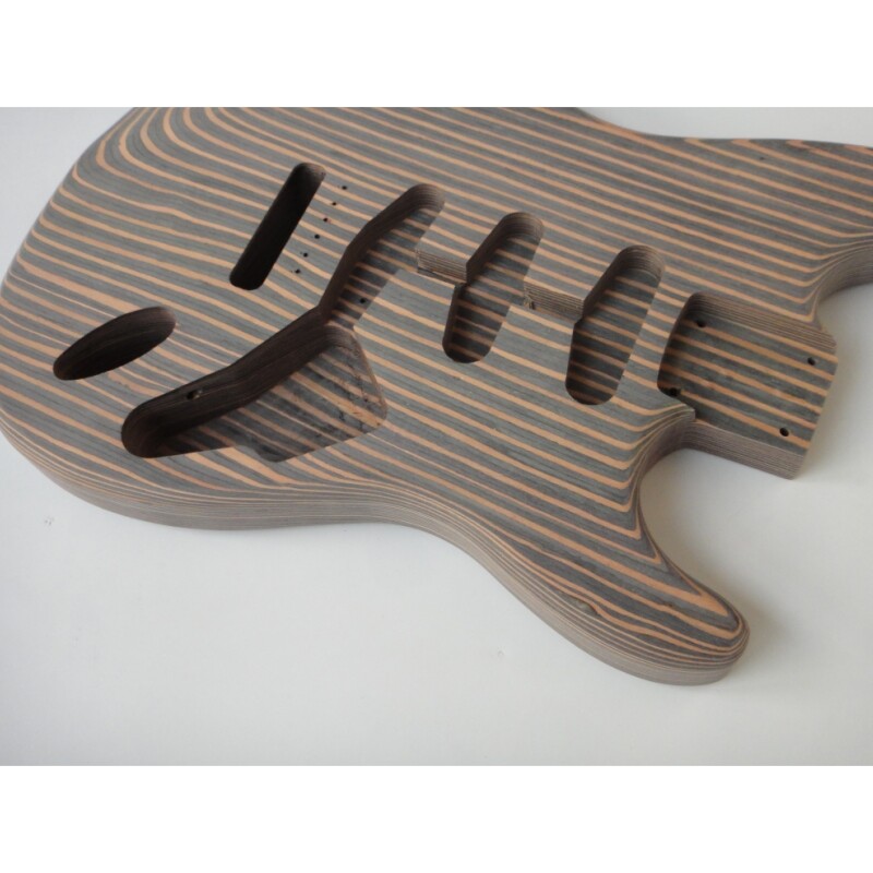 Afanti Customized Zebrwood DIY St Electric Guitar Kit
