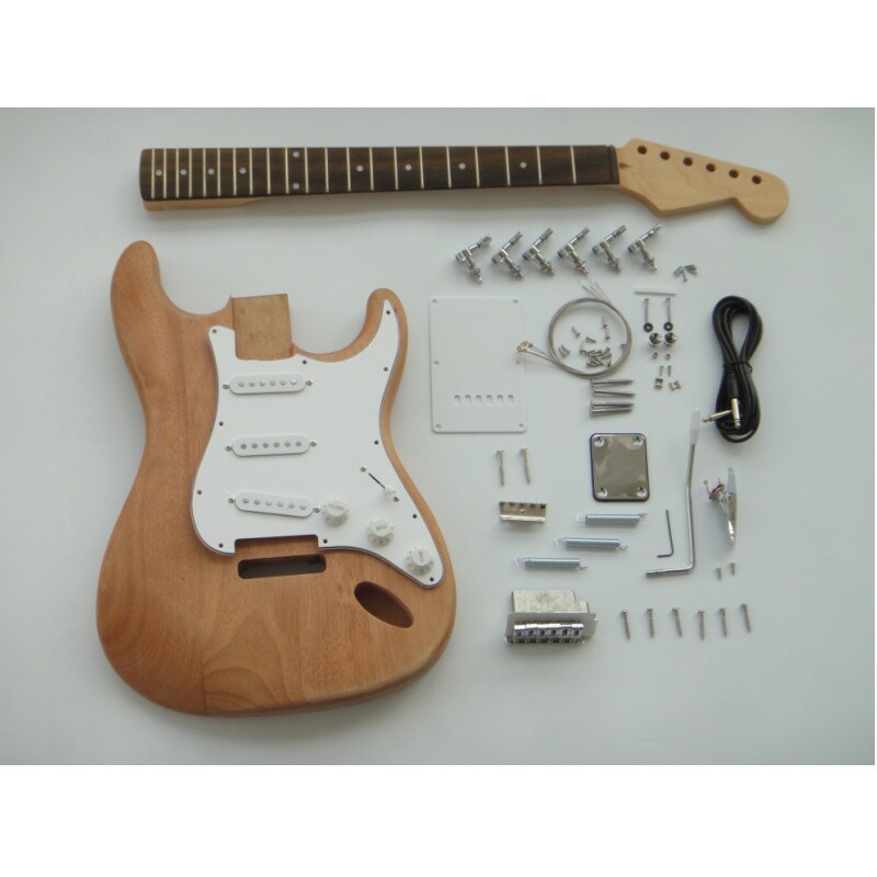 Afanti Customized Mahogany Body Maple Neck DIY St Electric Guitar Kit Afanti Customized Mahogany Body Maple Neck DIY St Electric Guitar Kit