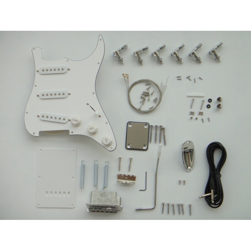 Afanti Customized Mahogany Body Maple Neck DIY St Electric Guitar Kit