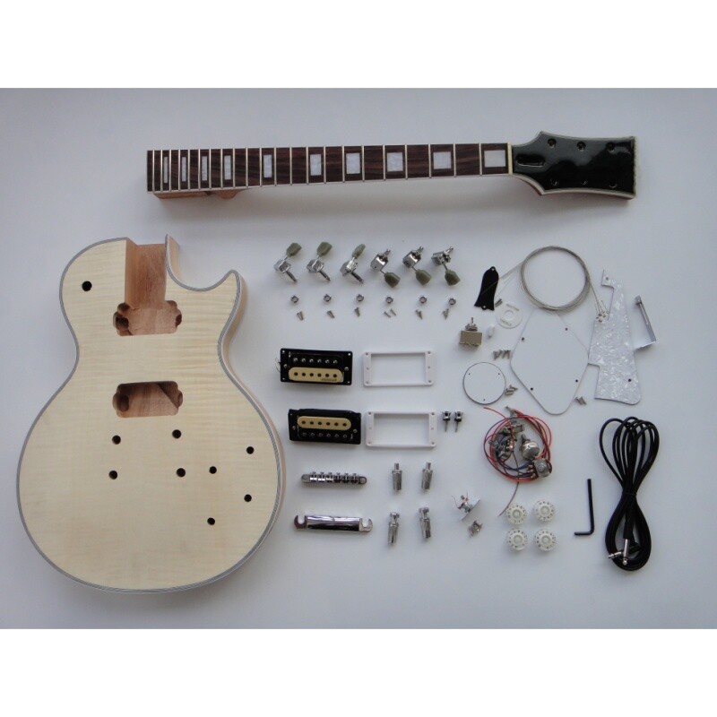 Afanti Unfinished Mahogany Body Maple Neck Electric Guitar Kit Afanti Unfinished Mahogany Body Maple Neck Electric Guitar Kit