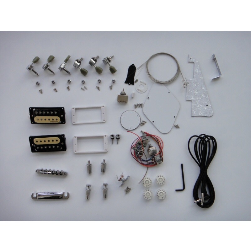 Afanti Unfinished Mahogany Body Maple Neck Electric Guitar Kit