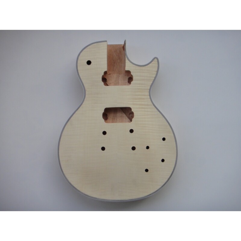 Afanti Unfinished Mahogany Body Maple Neck Electric Guitar Kit