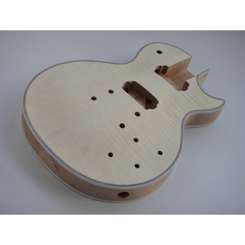 Afanti Unfinished Mahogany Body Maple Neck Electric Guitar Kit