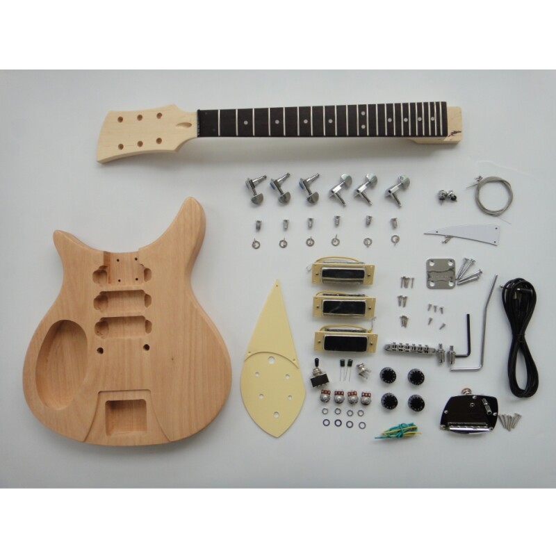 Afanti Customized Mahogany Body Left Handed DIY Guitar Kit Afanti Customized Mahogany Body Left Handed DIY Guitar Kit