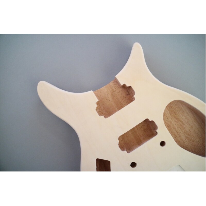 Afanti Customized Semi-Hollow Mahogany Body Build Your Own DIY Guitar Kit