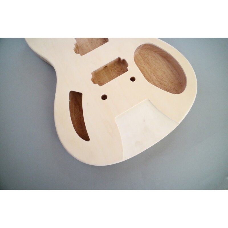 Afanti Customized Semi-Hollow Mahogany Body Build Your Own DIY Guitar Kit